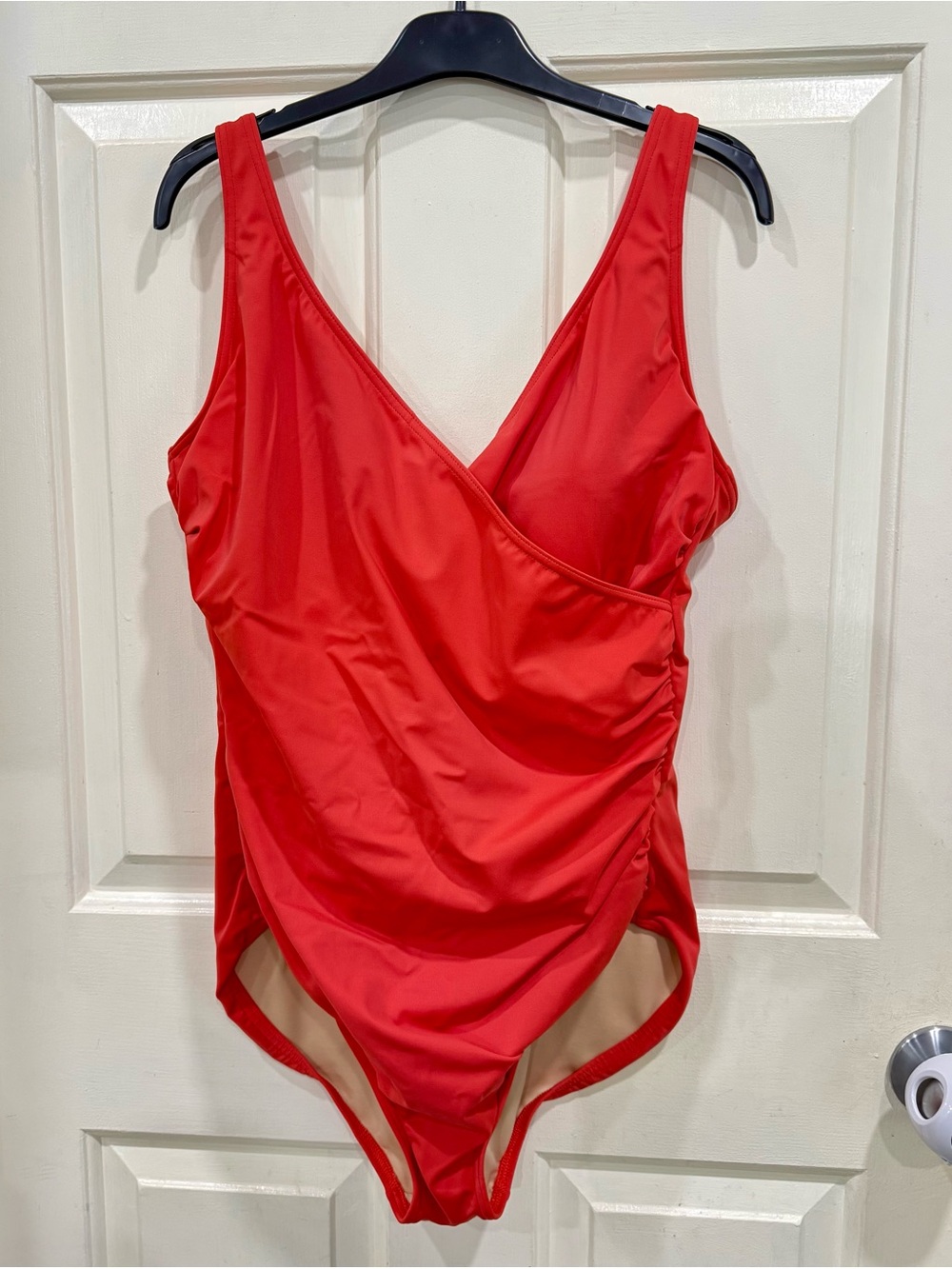 Lands' End Coral One-Piece Swimsuit